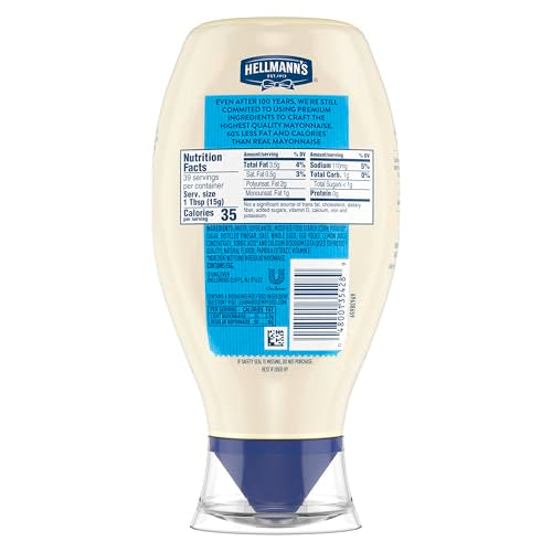 Sandwich being spread with Hellmann's Light Mayonnaise for even coverage