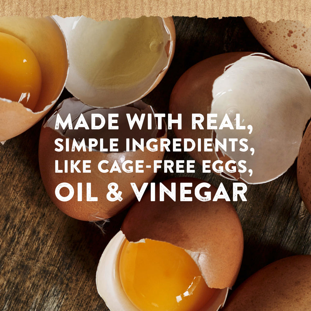 Creamy texture of Hellmann's Real Mayonnaise ideal for dips and spreads.