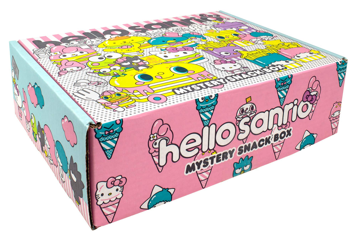 Hello Kitty Snack Box packaging with cute design, ideal for gifting.