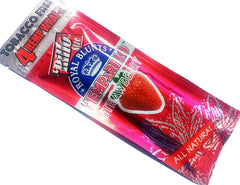 Hemparillo strawberry hemp wrap with four per pack for easy sharing.