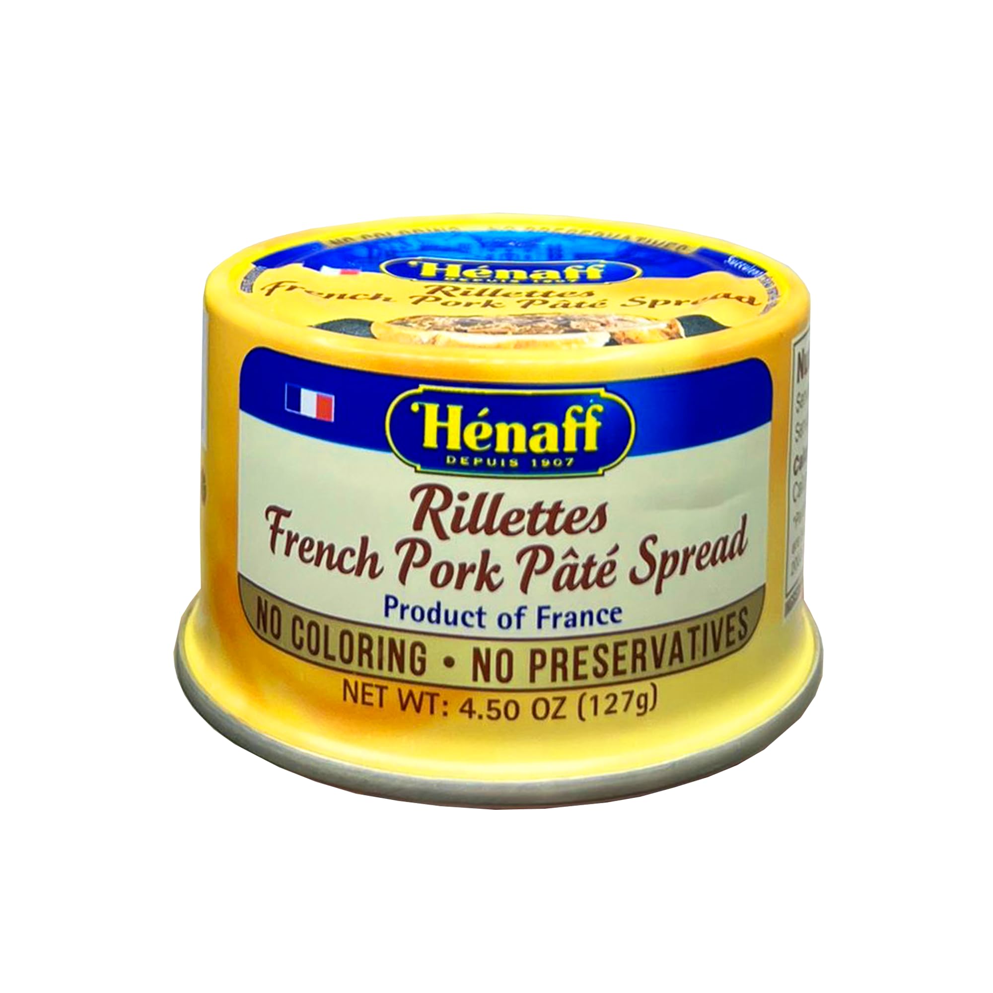 Hénaff pâté spread with crackers and crostini for easy entertaining