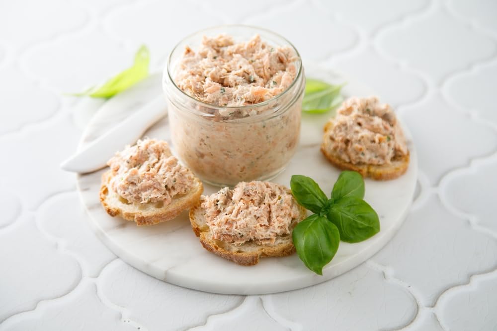 Hénaff pâté spread on a cheese board