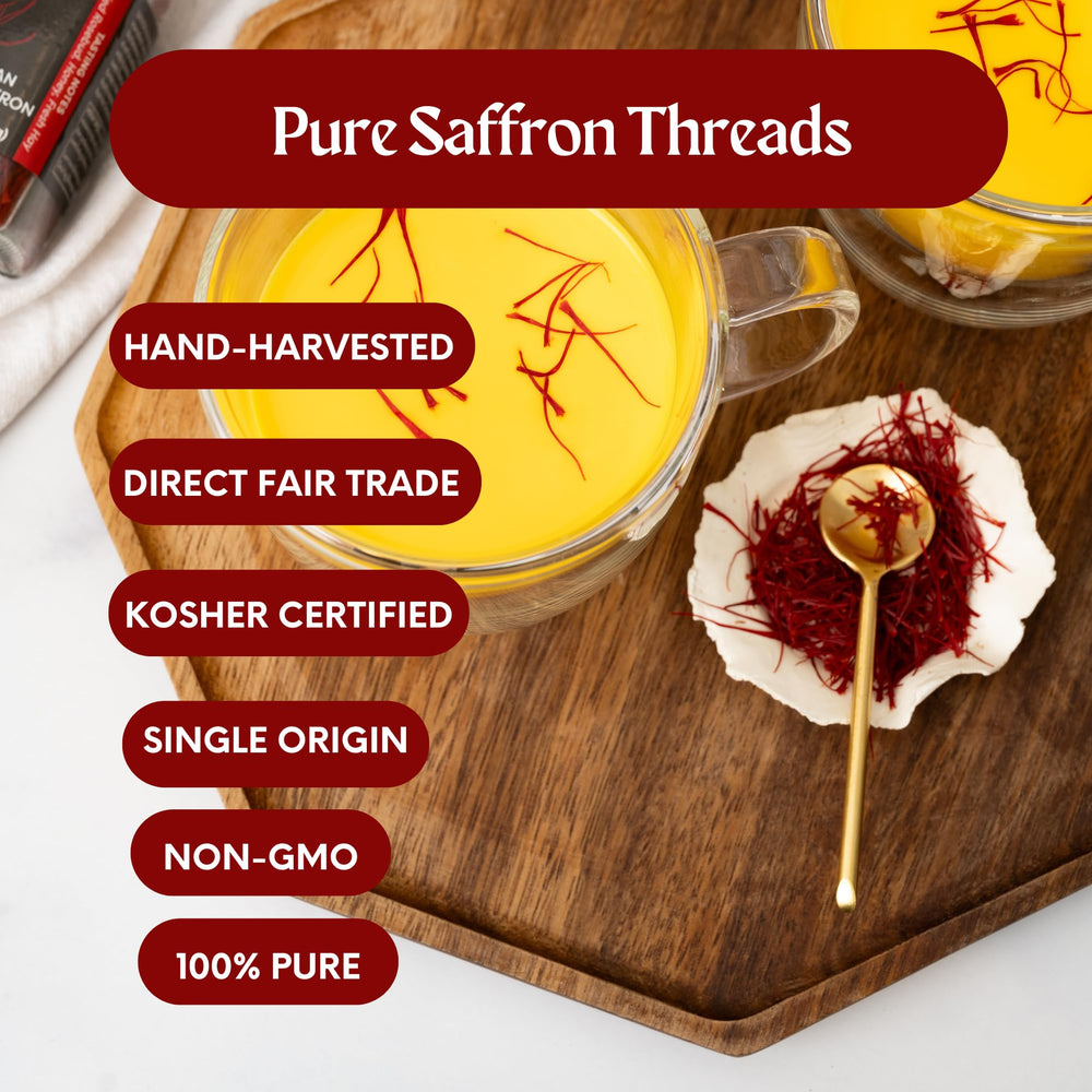 Heray Spice EnSaffron vivid color and inviting aroma in the kitchen