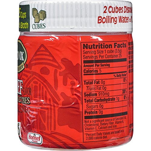 HERB-OX Beef Bouillon Cubes used in a simmering stew for winter warmth.