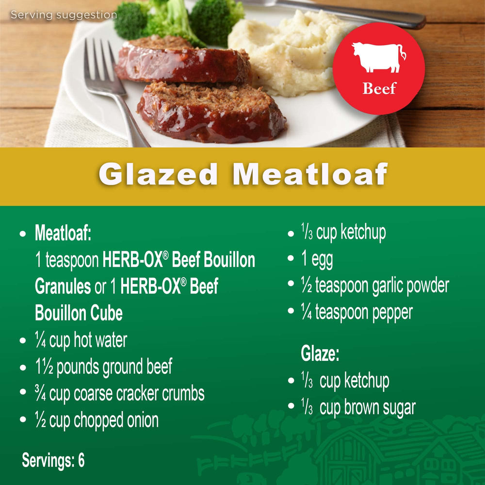 HERB-OX Beef Bouillon Cubes in a prepared soup bowl for a comforting meal.