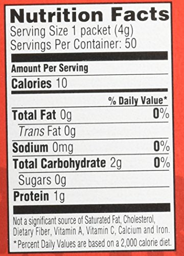 Granulated broth and seasoning in a Herb-Ox packet