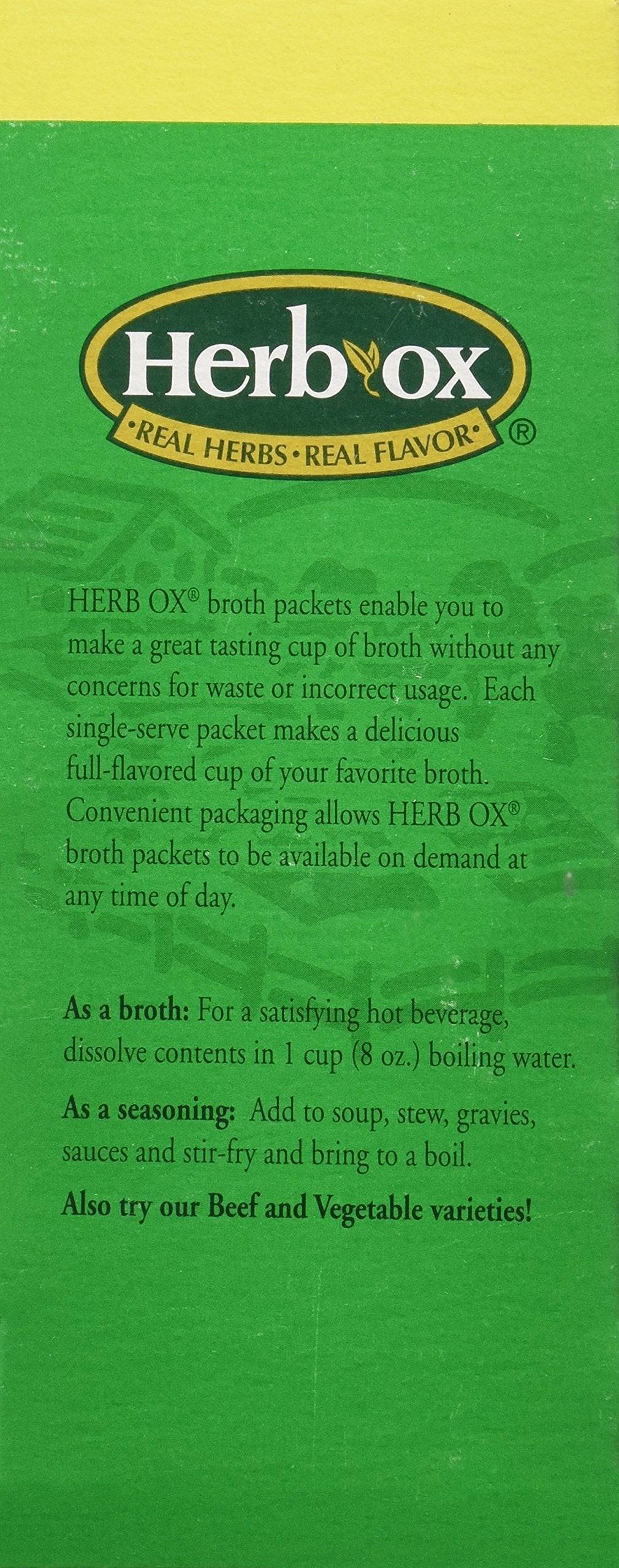 Herb-Ox chicken bouillon adds savory flavor to cooking