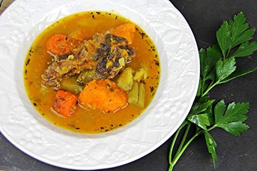 Herb-Ox sodium free bouillon dissolving in hot water for broth base.