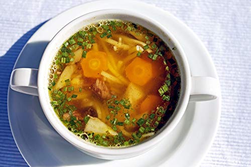 Herb-Ox sodium free bouillon serving bowl showing ready-to-use broth.
