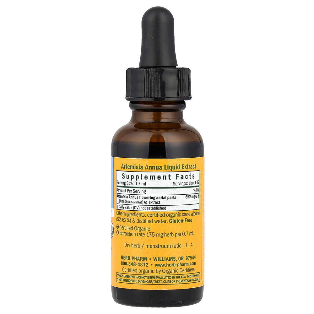 Herb Pharm Artemisia annua sourced from organic southern Oregon farms for purity