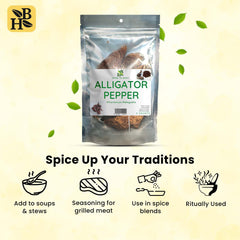 Herb To Body alligator pepper adds depth to soups and stews