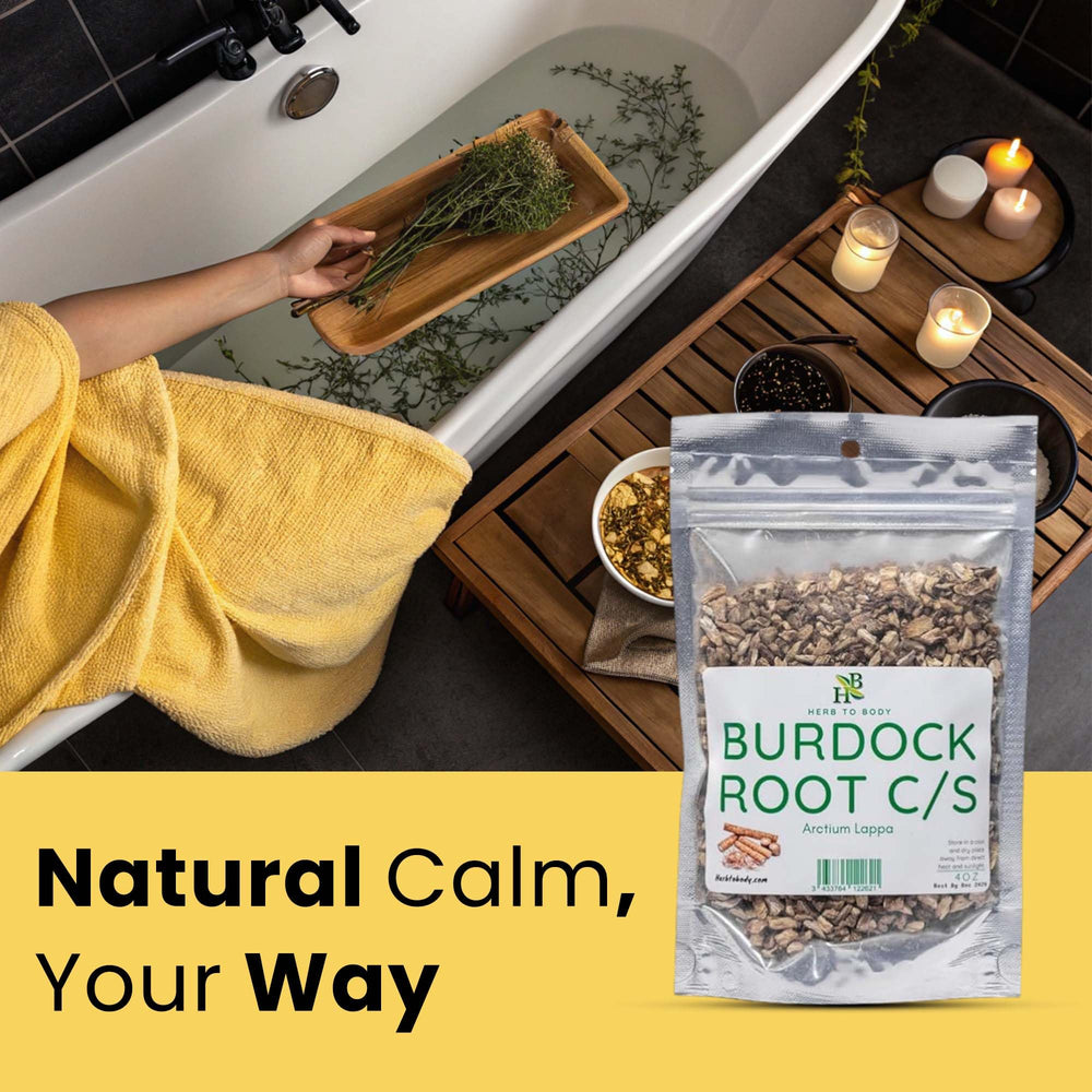 Herb To Body burdock root for infusion or cooking in meals