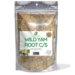 Herb To Body wild yam root cut pieces for infusion and tea.