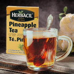 Herbacil Pineapple Tea dehydrated pineapple chunks; natural fruit flavor enhances cup aroma.