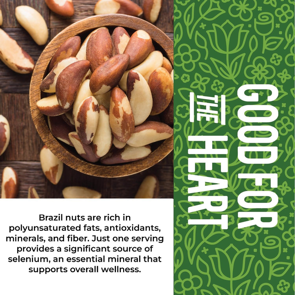 Herbaila Brazil nuts on kitchen counter, ready-to-eat anytime