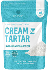 Herbaila Cream of Tartar 1lb package, gluten-free baking essential.