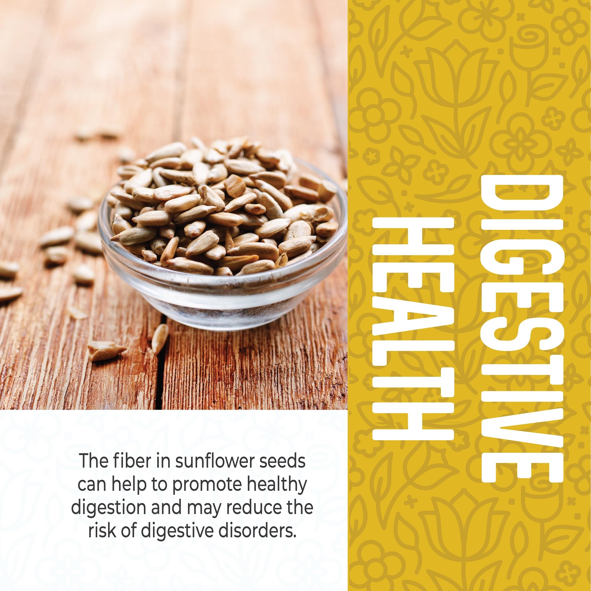 Herbaila sunflower seeds for bird feeding outdoors.