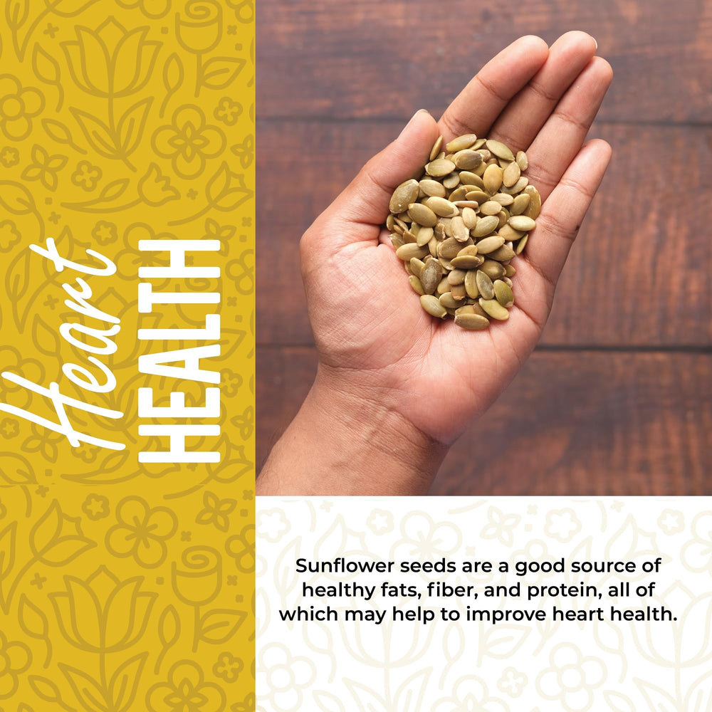 Herbaila sunflower seeds used in cooking and baking for texture.