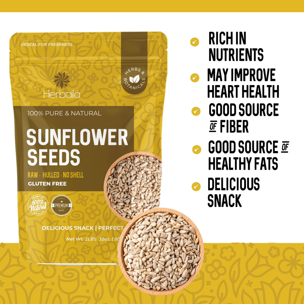 Herbaila sunflower seeds trail mix with nuts and fruits.