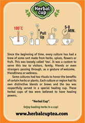 Herbal Cup moringa-turmeric ingredients arranged for antioxidant-rich blend.
