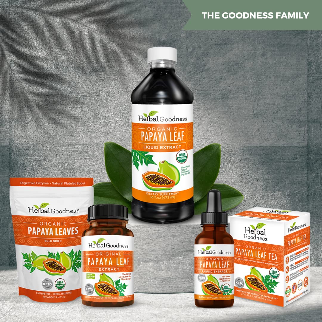 Herbal Goodness caffeine-free herbal tea complements daily relaxation rituals.