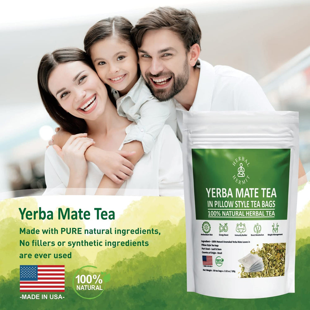Herbal Hermit Yerba Mate energy-boost morning routine visual