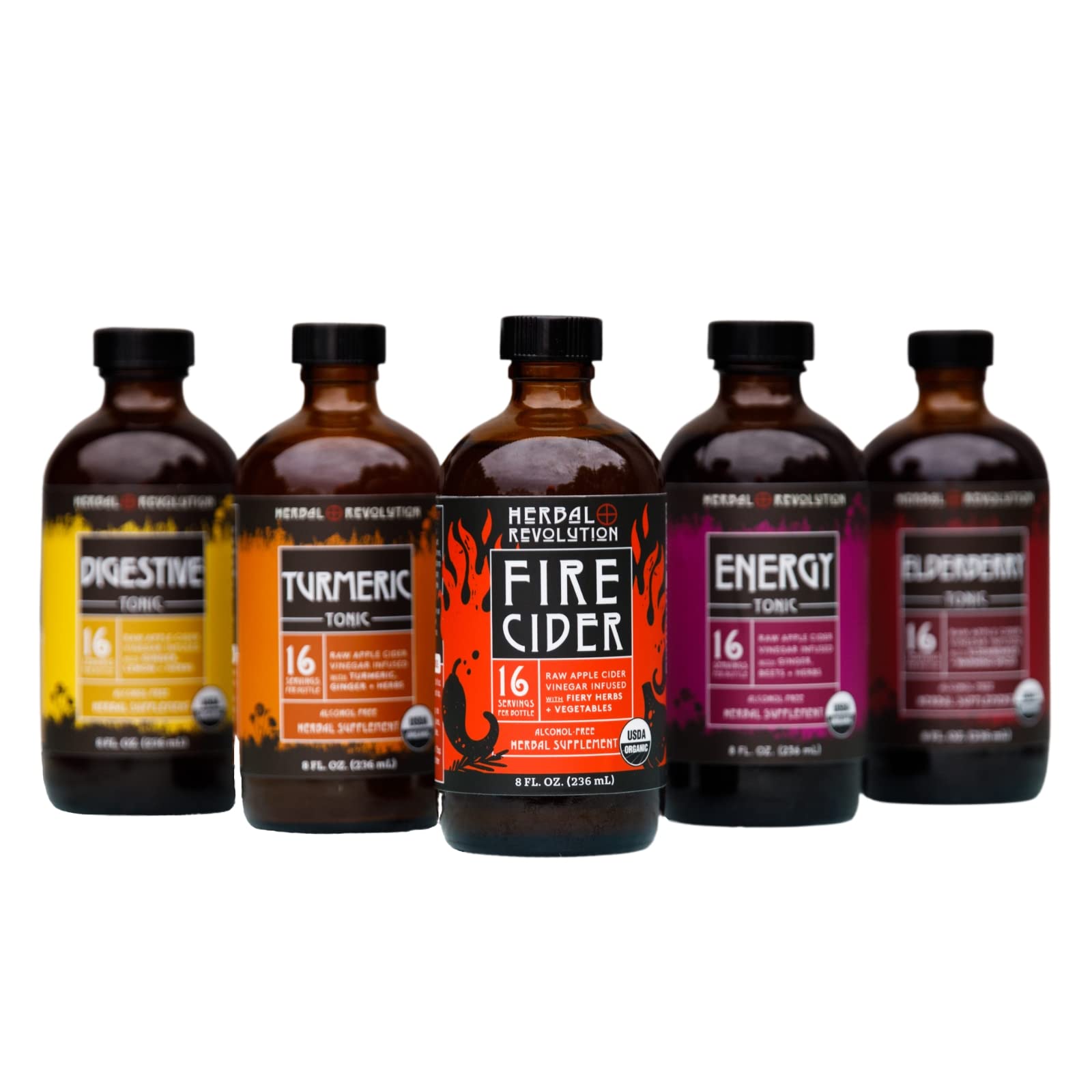 Herbal Revolution Fire Cider used in dressings to deepen flavors in meals