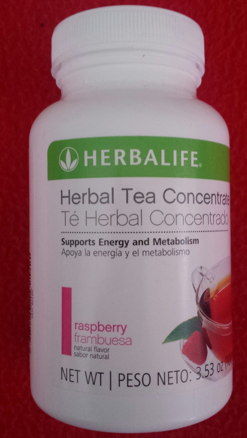 Herbalife Herbal Tea 3.5 Raspberry flavor ready to brew for a refreshing on-the-go moment