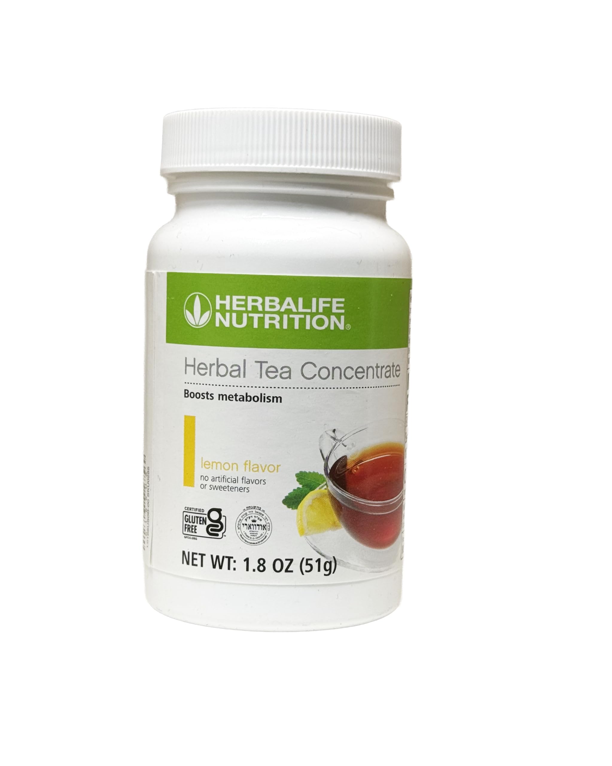 Herbalife Lemon Tea Concentrate poured into a glass for a refreshing energy boost