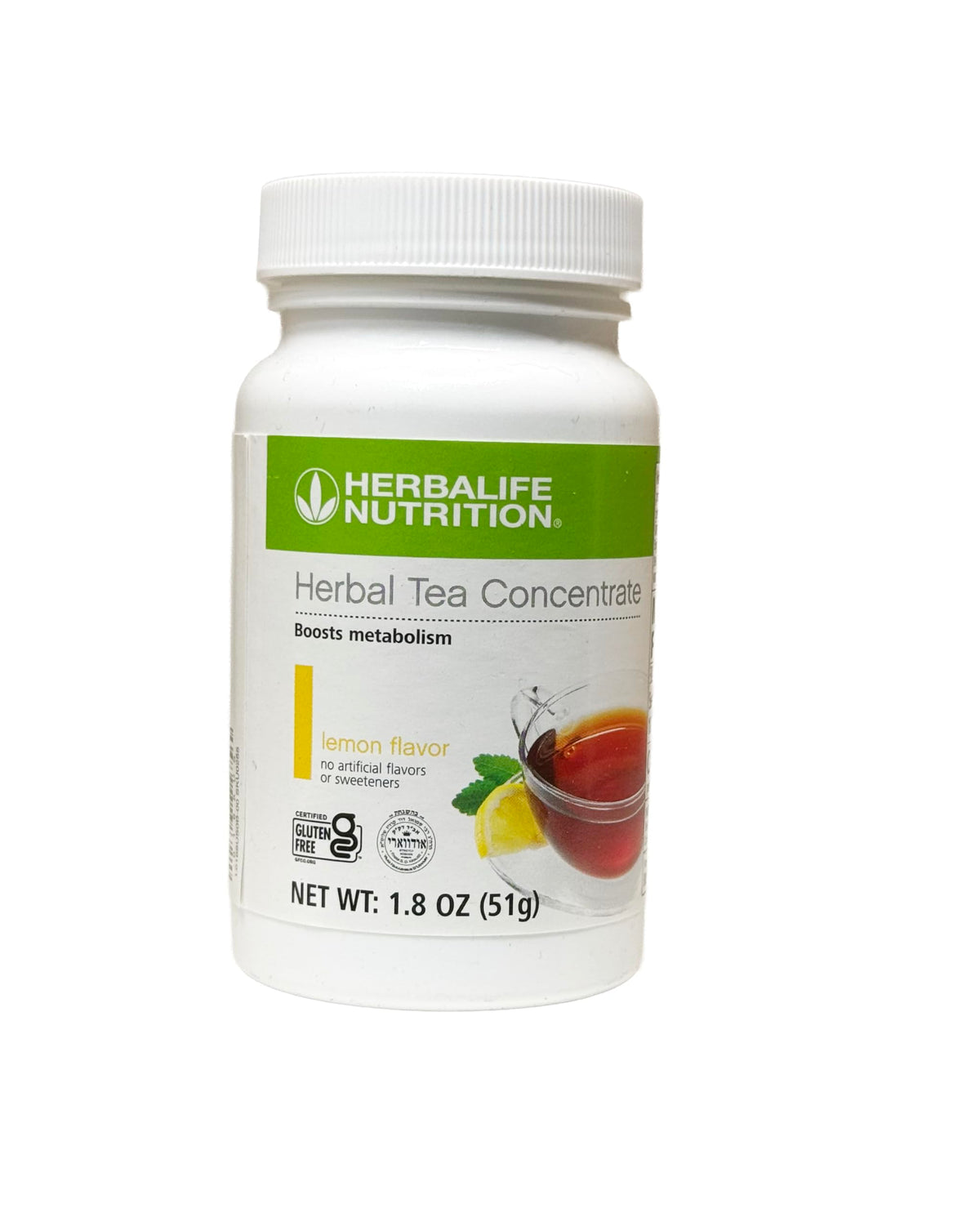 Herbalife Lemon Tea Concentrate poured into a glass for a refreshing energy boost