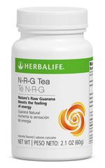 Herbalife NRG Nature's Raw Guarana Tea packaging shows freshness and factory-sealed quality.
