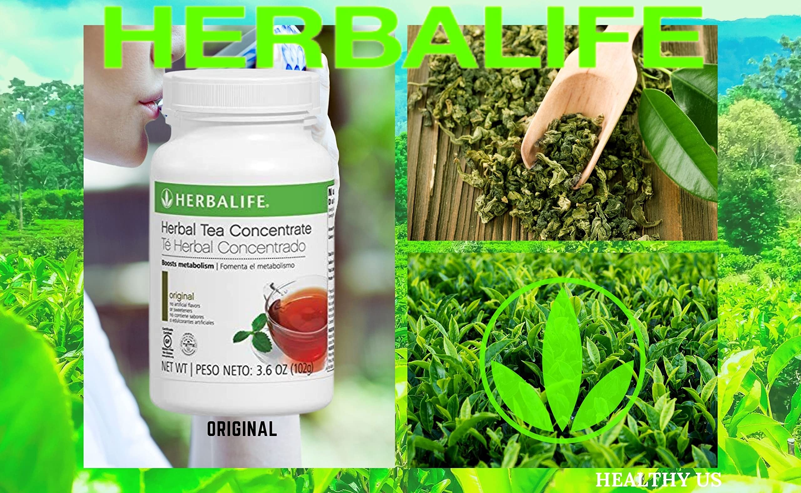 Gluten-free symbol on Herbalife Original Tea Concentrate box.