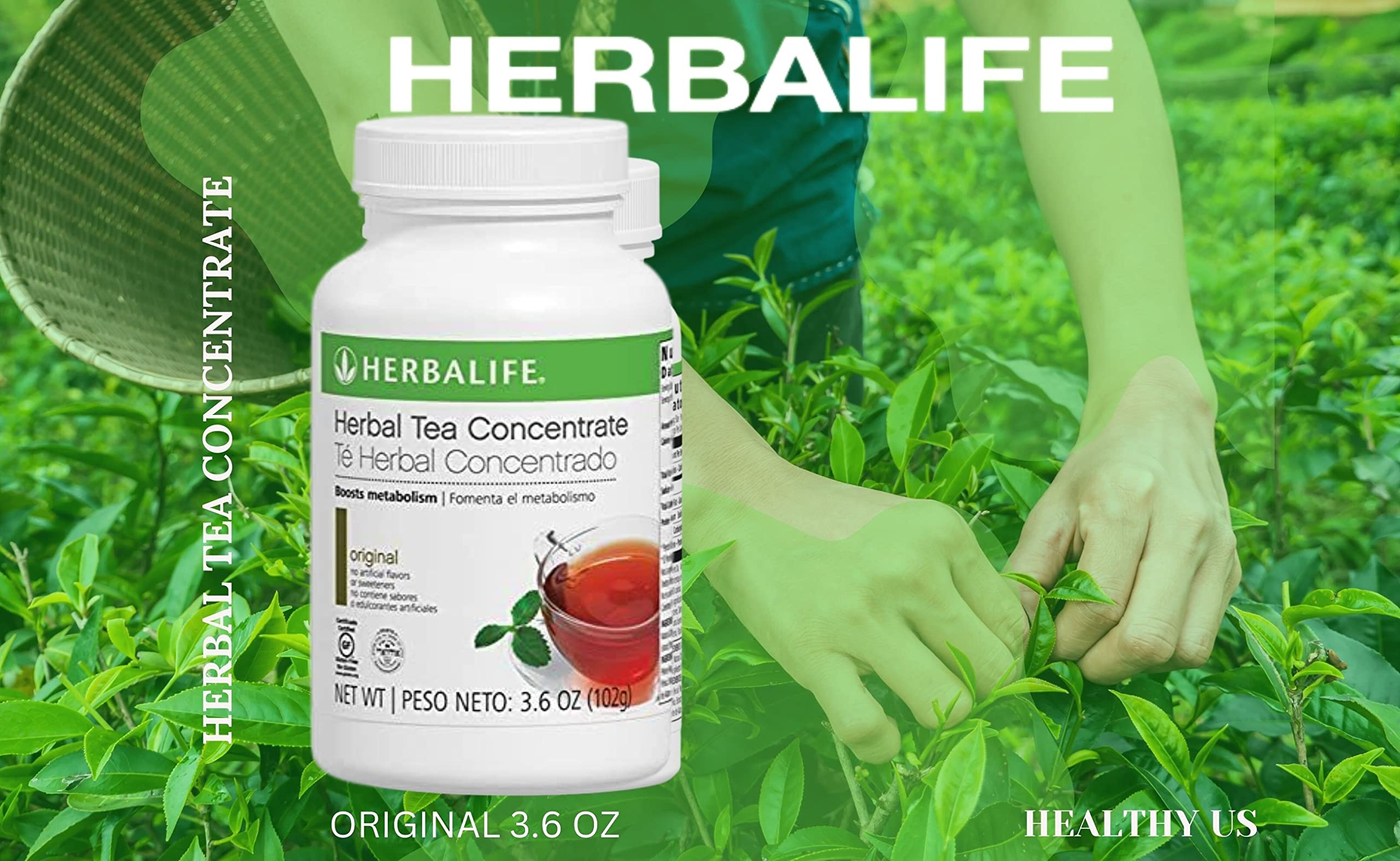 Hot water over Herbalife Original Tea Concentrate makes a cozy cup.