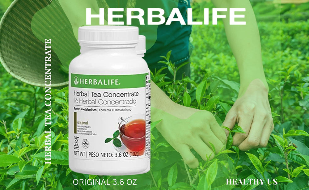 Hot water over Herbalife Original Tea Concentrate makes a cozy cup.
