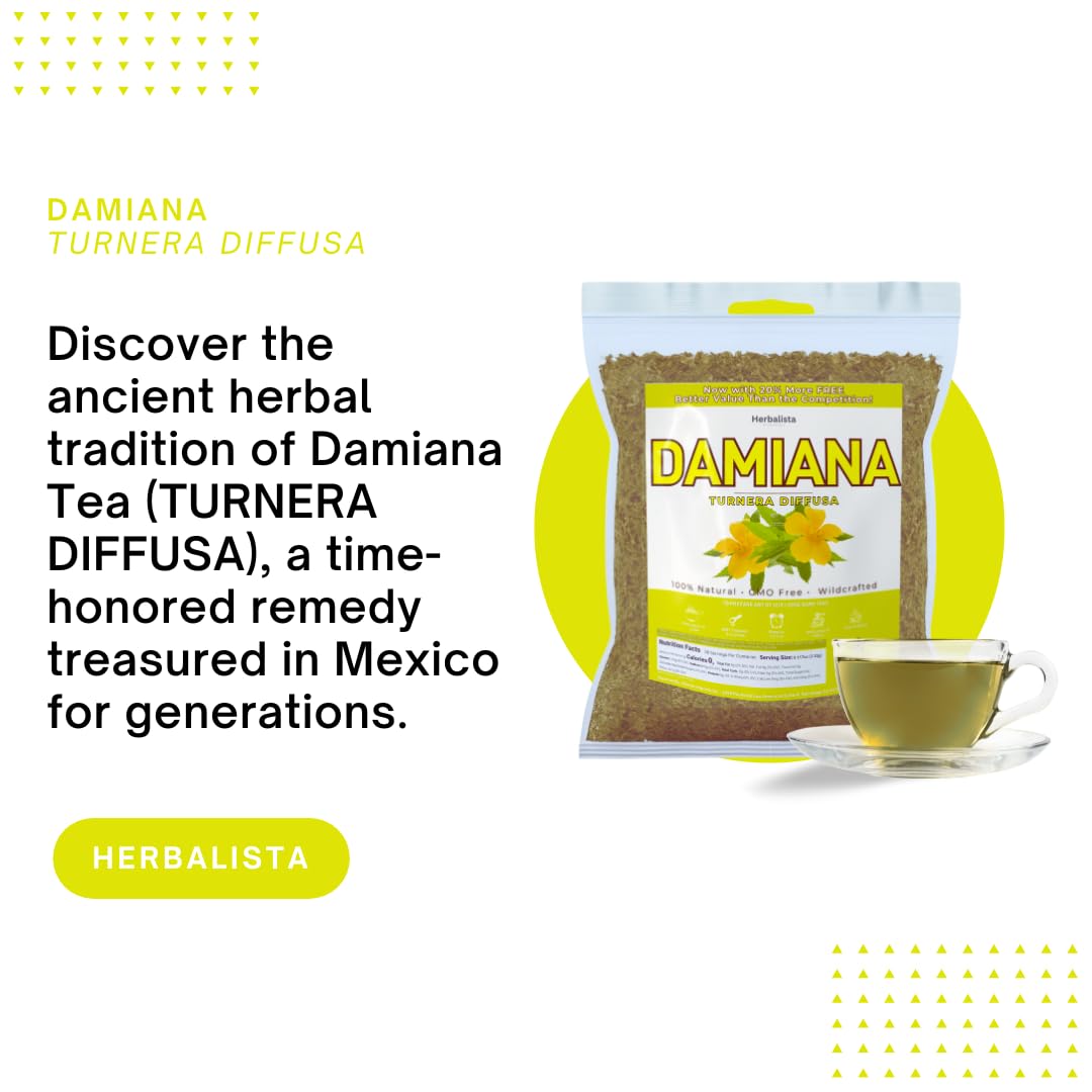 HERBALISTA Damiana Loose Leaf delivers an authentic Mexican herbal tea experience