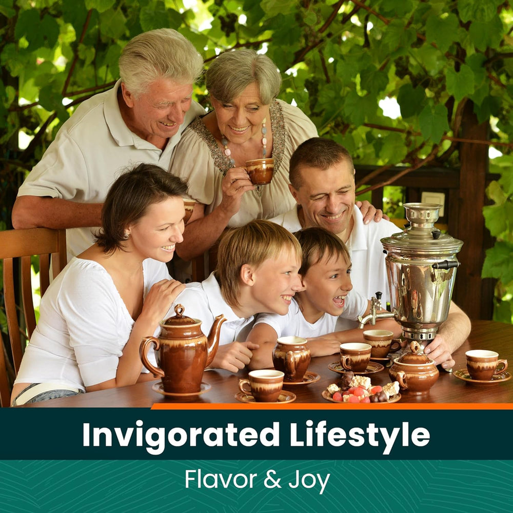 Herbaly Glucose Tea brewed cup highlights a soothing, ritual-friendly experience.