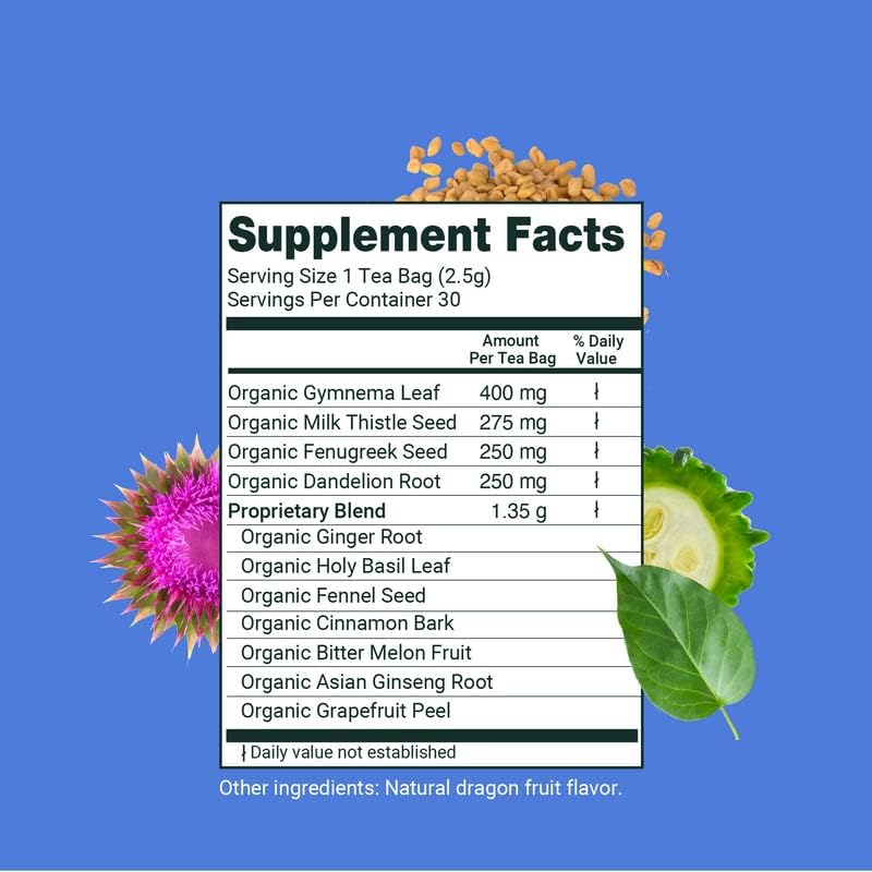 Herbaly Glucose Tea cup steeping shows caffeine-free aroma ideal for evening relaxation.