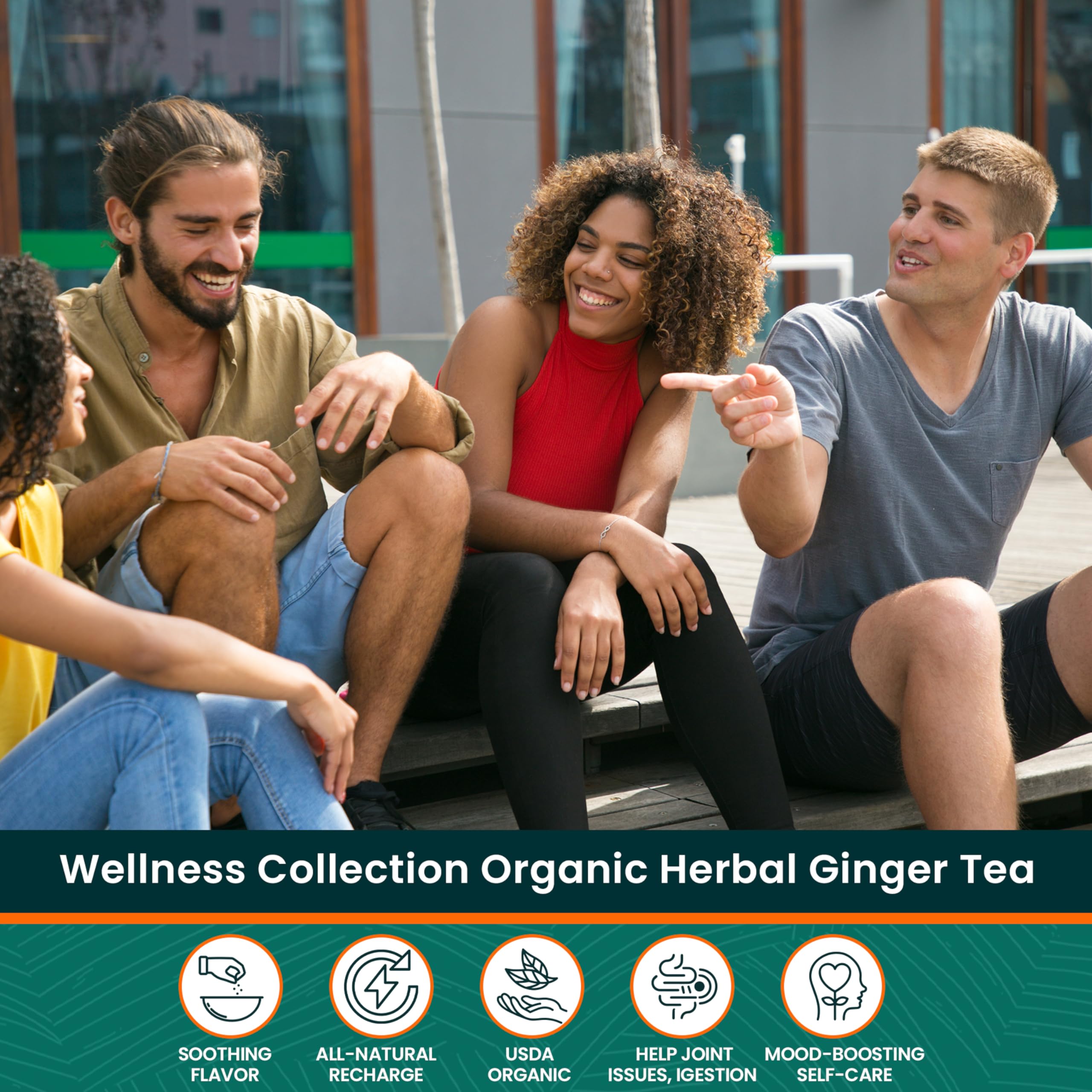 Herbaly Non-GMO ingredients banner highlights clean, natural sourcing