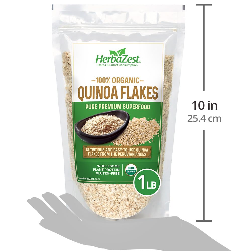 Origin photo of HerbaZest Quinoa Flakes from Peruvian Andes with farmers.