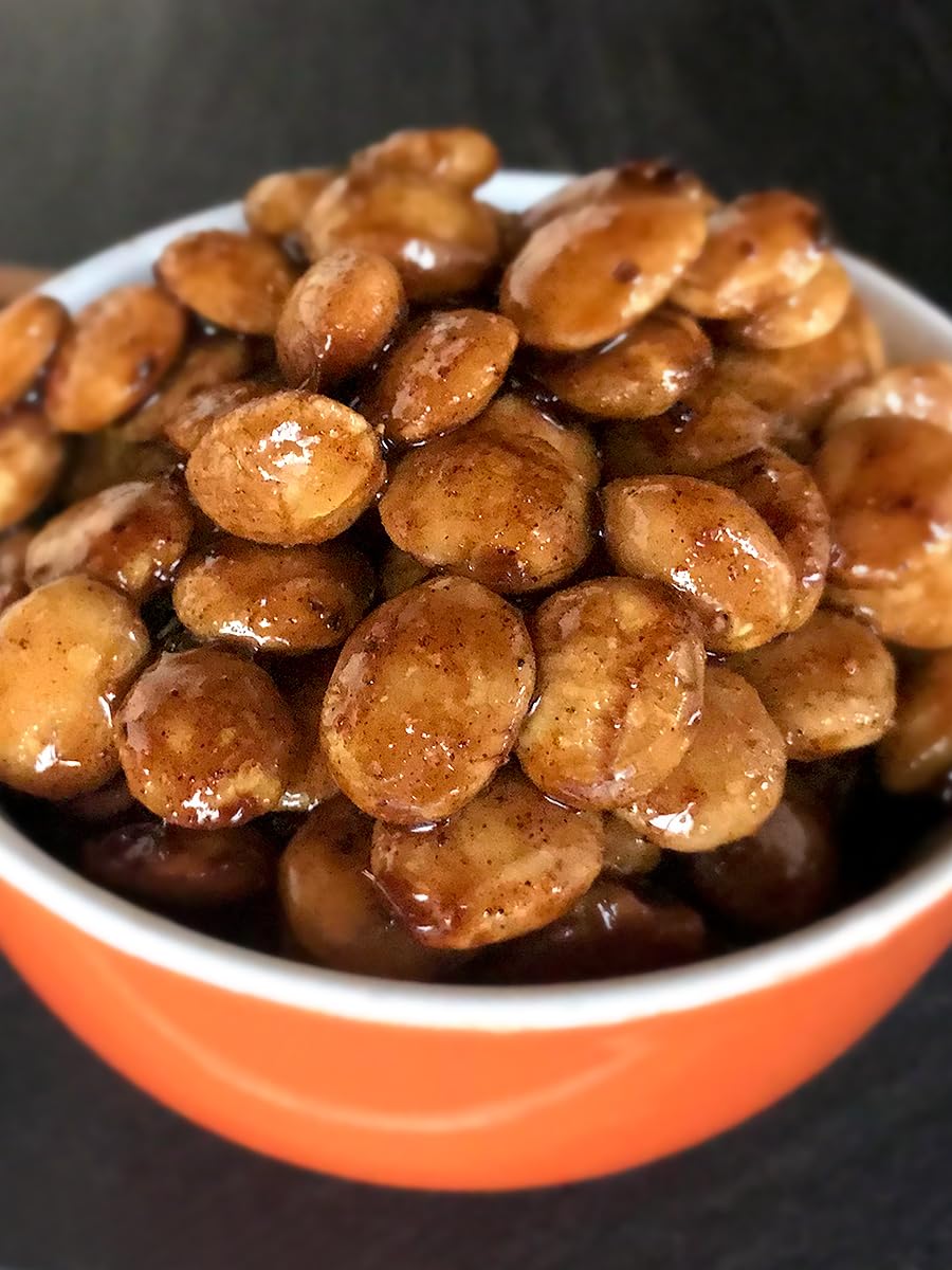 HerbaZest Sacha Inchi Seeds as a dessert topping with nutty notes.