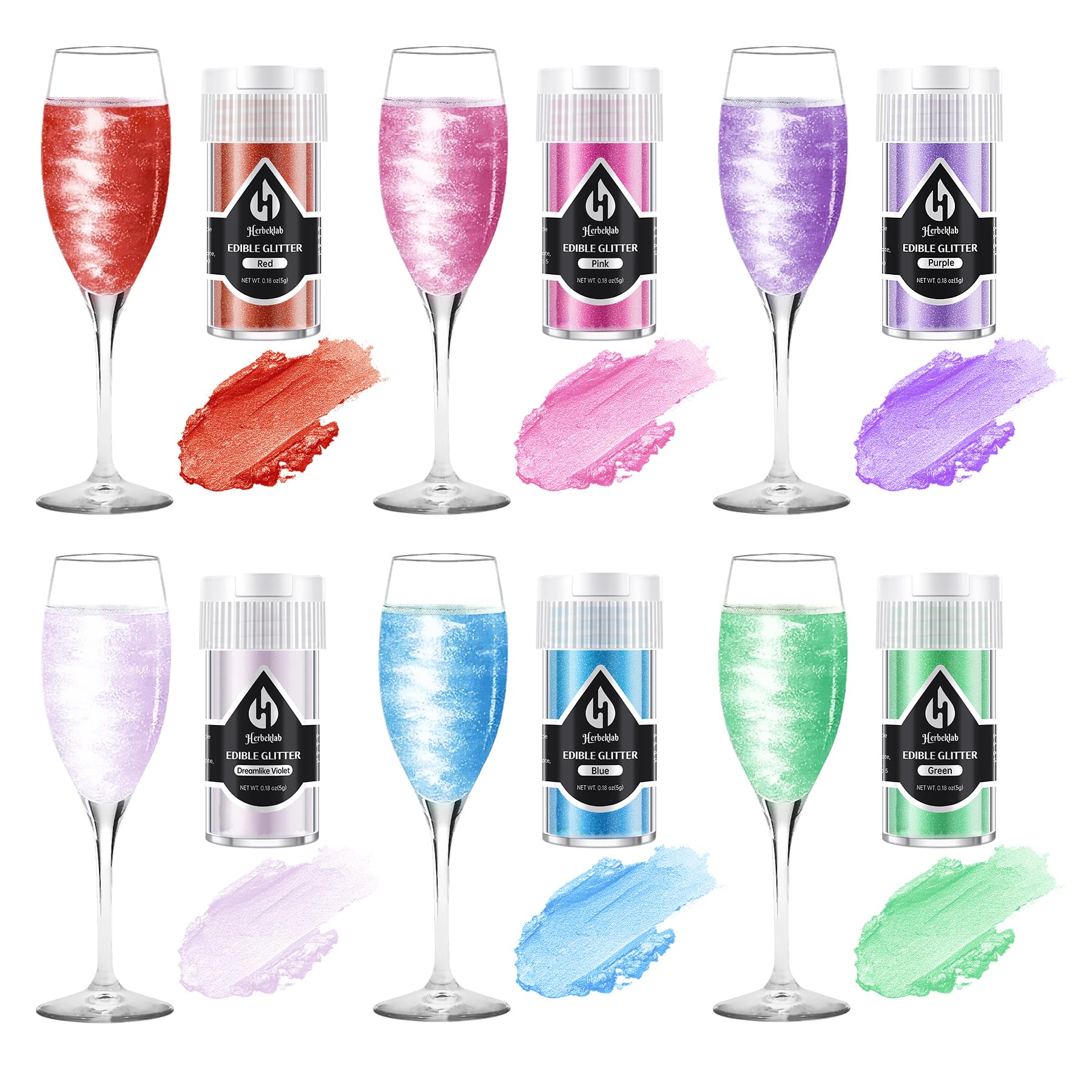 Herbeklab easy-apply luster dust for brushing on cakes and cookies.