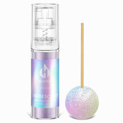Herbeklab edible glitter spray adds iridescent shimmer to cakes