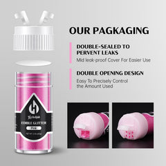Herbeklab food-grade glitter vegan and dairy-free for safe treats.