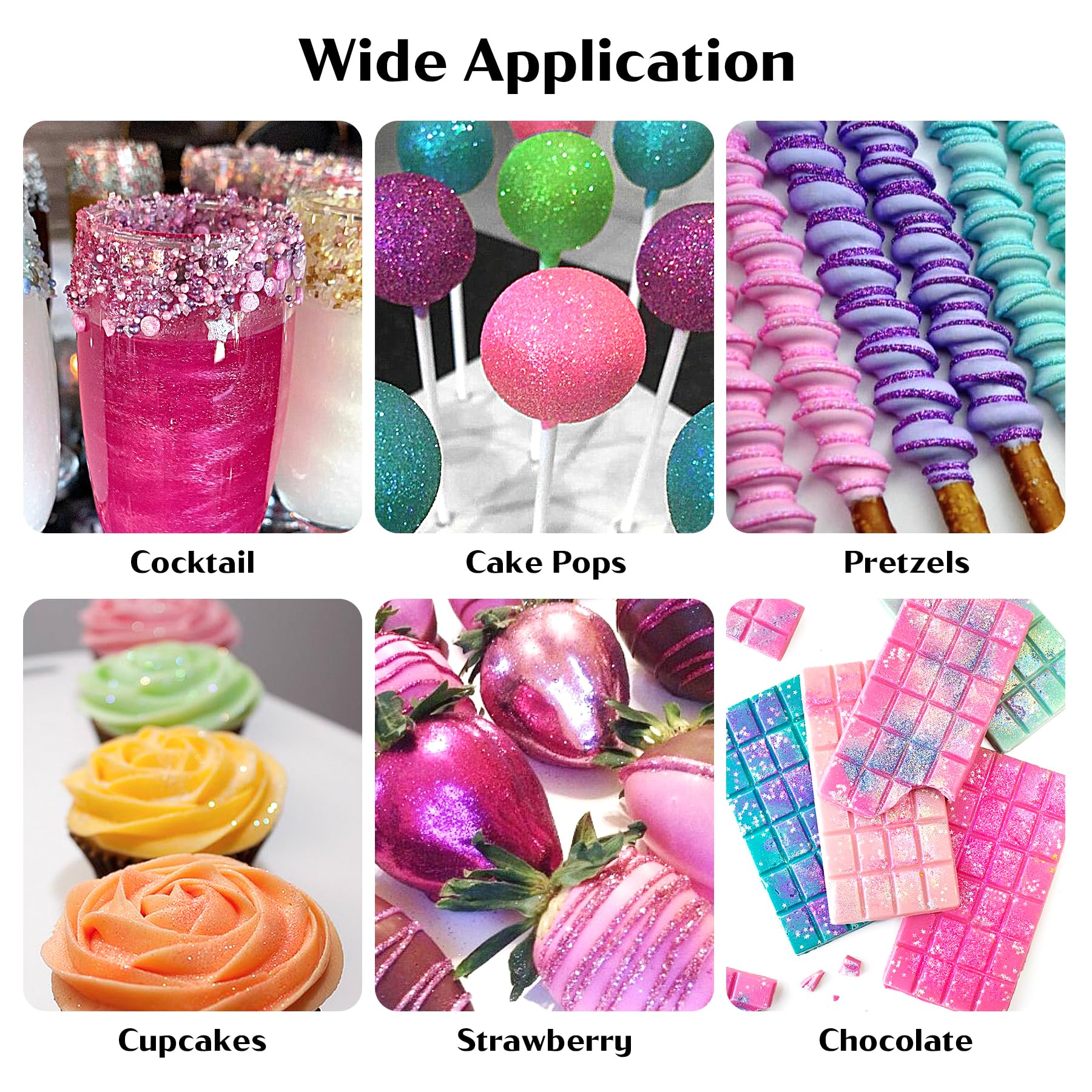 Herbeklab holiday glitter elevates beverages and desserts for celebrations.