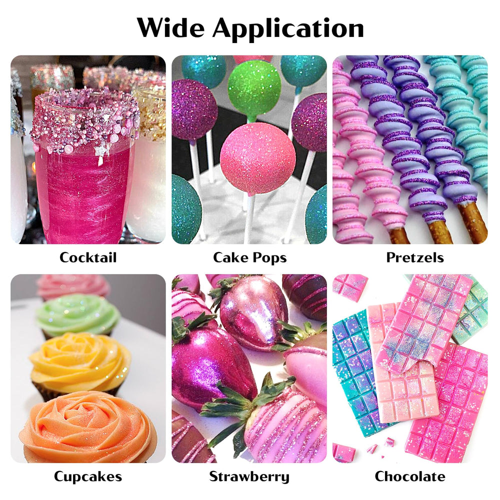 Herbeklab holiday glitter elevates beverages and desserts for celebrations.