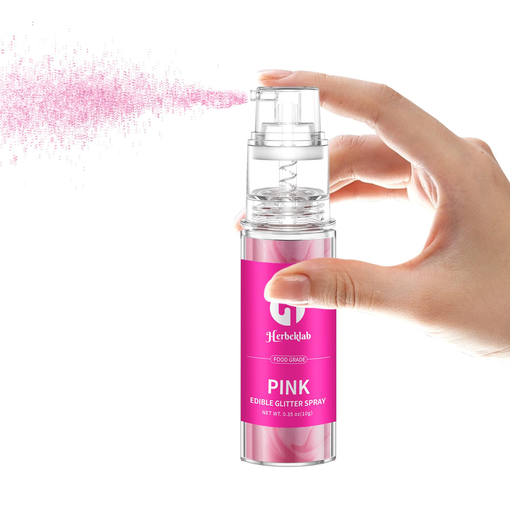 Herbeklab pink glitter spray adds sparkling flair to cocktails