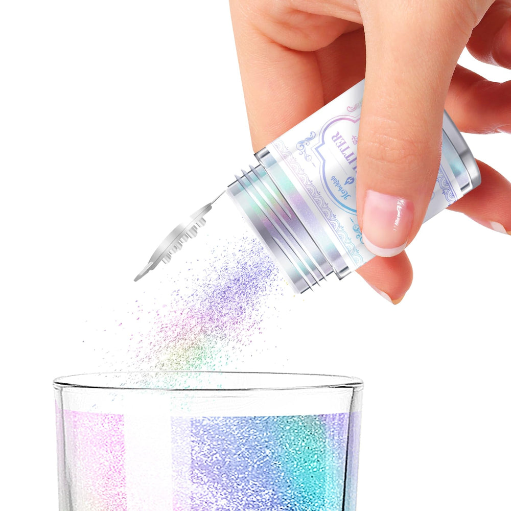 Herbeklab edible glitter suitable for professional culinary presentations.
