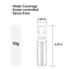 Herbeklab white edible glitter spray adds cupcake sparkle and shine