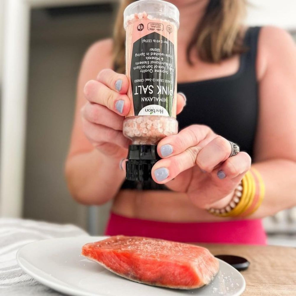HERBION Himalayan Pink Salt triple-washed spring water process ensures purity