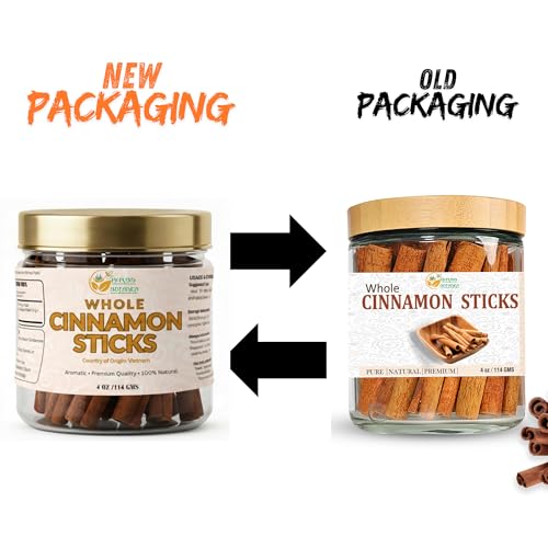 Herbs Botanica cinnamon sticks in tea for natural spiced depth